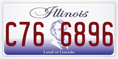 IL license plate C766896