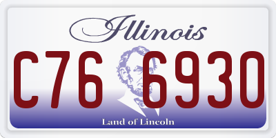 IL license plate C766930