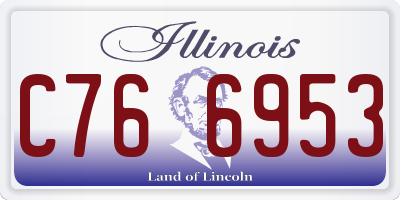 IL license plate C766953