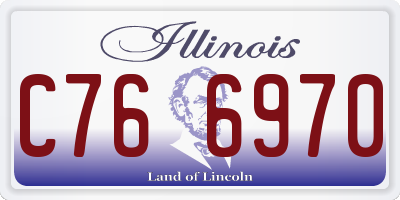IL license plate C766970
