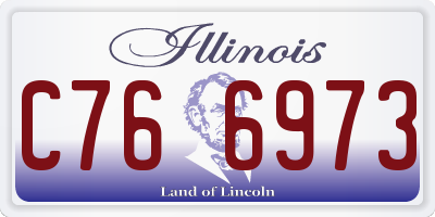 IL license plate C766973
