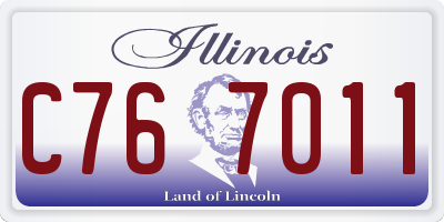 IL license plate C767011