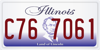 IL license plate C767061