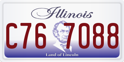 IL license plate C767088