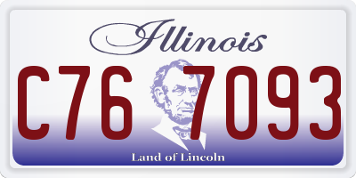 IL license plate C767093