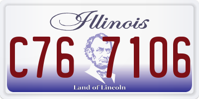 IL license plate C767106