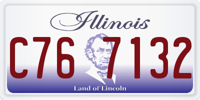 IL license plate C767132