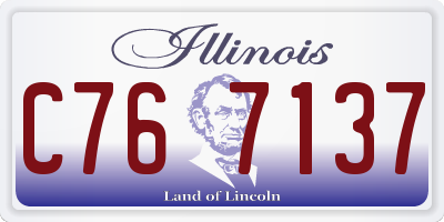 IL license plate C767137
