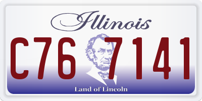 IL license plate C767141