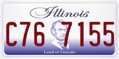 IL license plate C767155