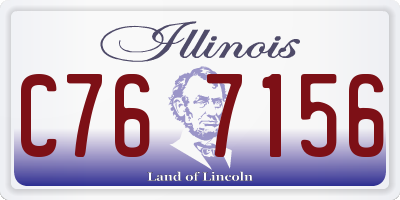 IL license plate C767156