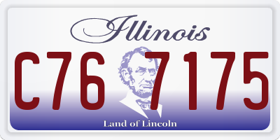 IL license plate C767175
