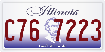 IL license plate C767223