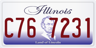 IL license plate C767231