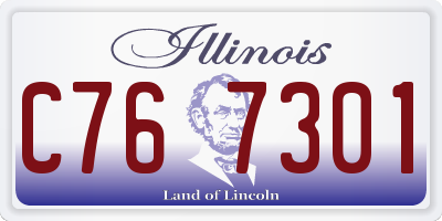 IL license plate C767301