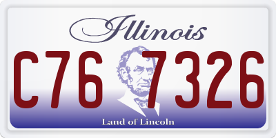 IL license plate C767326