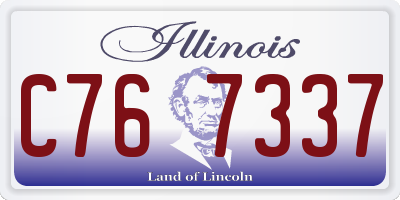 IL license plate C767337