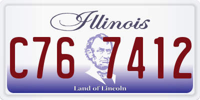 IL license plate C767412