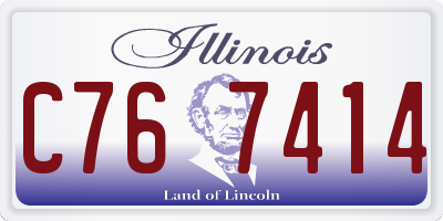 IL license plate C767414