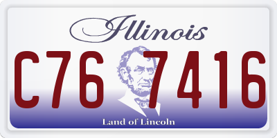 IL license plate C767416