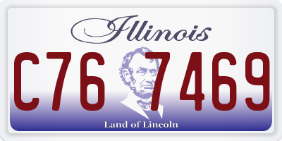 IL license plate C767469