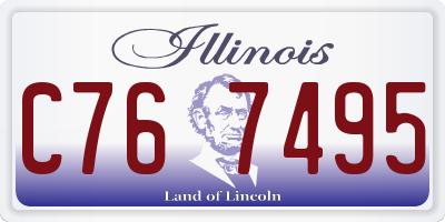 IL license plate C767495