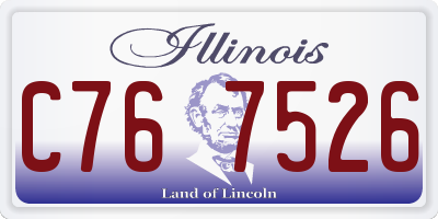 IL license plate C767526
