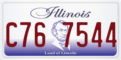 IL license plate C767544