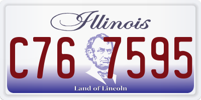 IL license plate C767595