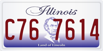 IL license plate C767614