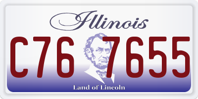 IL license plate C767655