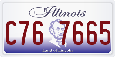 IL license plate C767665
