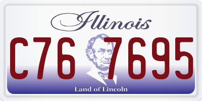 IL license plate C767695