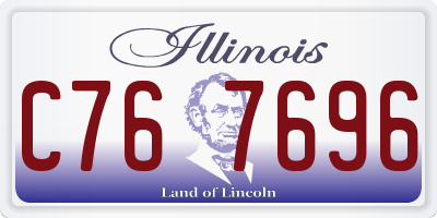 IL license plate C767696