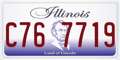 IL license plate C767719
