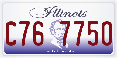IL license plate C767750