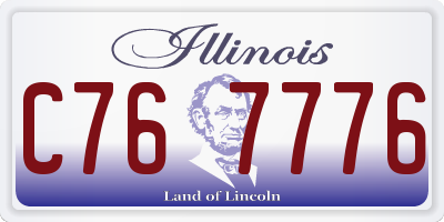 IL license plate C767776