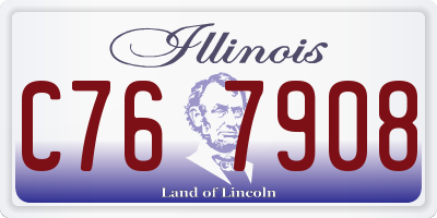 IL license plate C767908