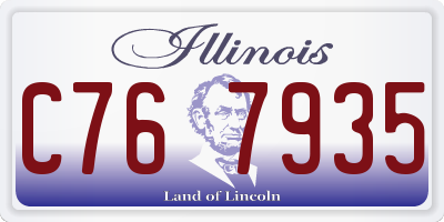 IL license plate C767935
