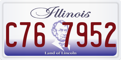 IL license plate C767952