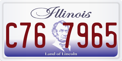 IL license plate C767965