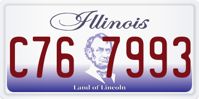 IL license plate C767993