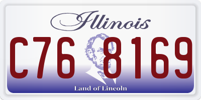 IL license plate C768169