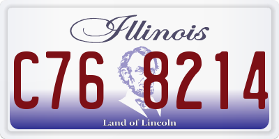 IL license plate C768214
