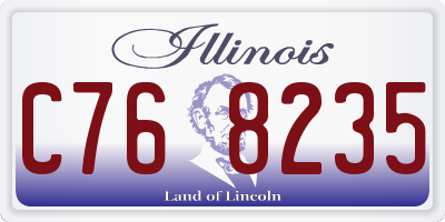 IL license plate C768235