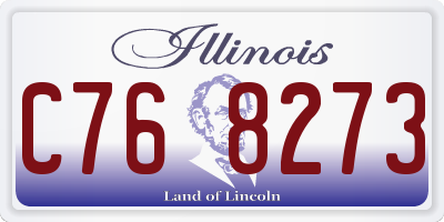 IL license plate C768273