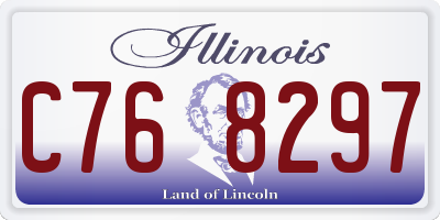 IL license plate C768297
