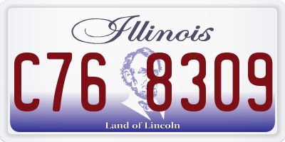 IL license plate C768309