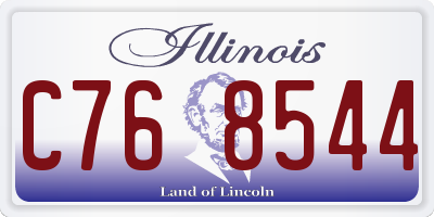 IL license plate C768544