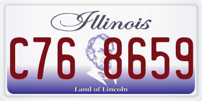 IL license plate C768659